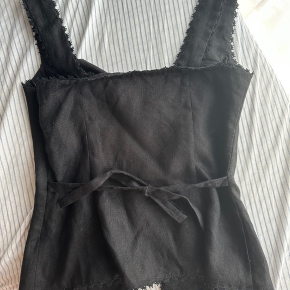 Reformation viola linen top xs - Picture 3 of 3